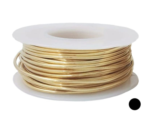 20 Gauge, Jeweler's Brass Wire, Red Brass, Round Dead Soft CDA #230 Alloy Jewelry Grade - 4oz (85FT) by CRAFT WIRE