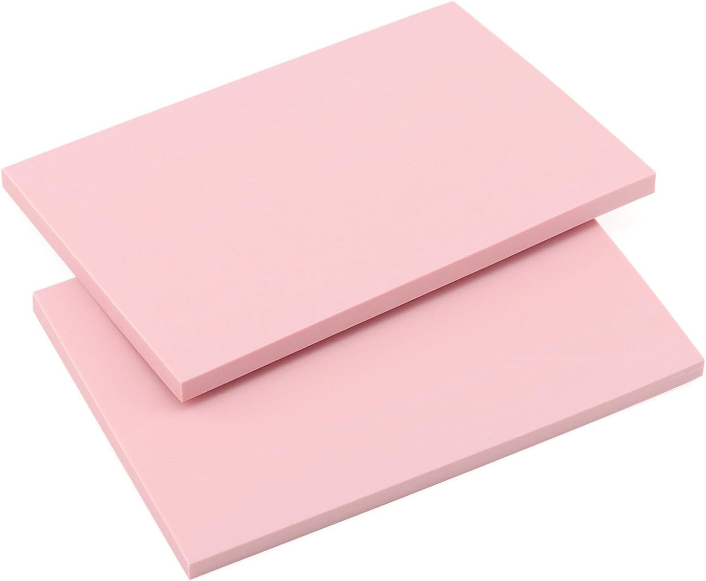 LEXININ 24Pcs Rubber Stamps, 6 x 4 x 0.3 Inches Pink Soft Rubber Linoleum Blocks Printing, Linocut Rubber Carving Block