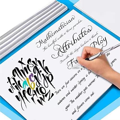 Glass Dipped Pen Ink Set Handmade Crystal Calligraphy Pen with 24Colorful India Ink for Art, Signatures, Drawing, Decoration, Caligraphy Kits for Beginners