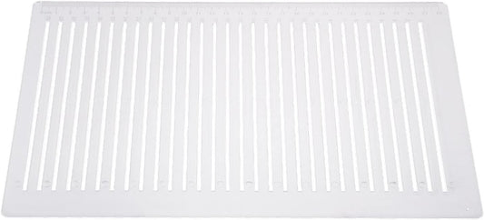 Ciieeo Lettering Stencils Straight Line Stencil Calligraphy Paper Address Stencil for Envelope Small Ruler for journaling Template Ruler Plastic