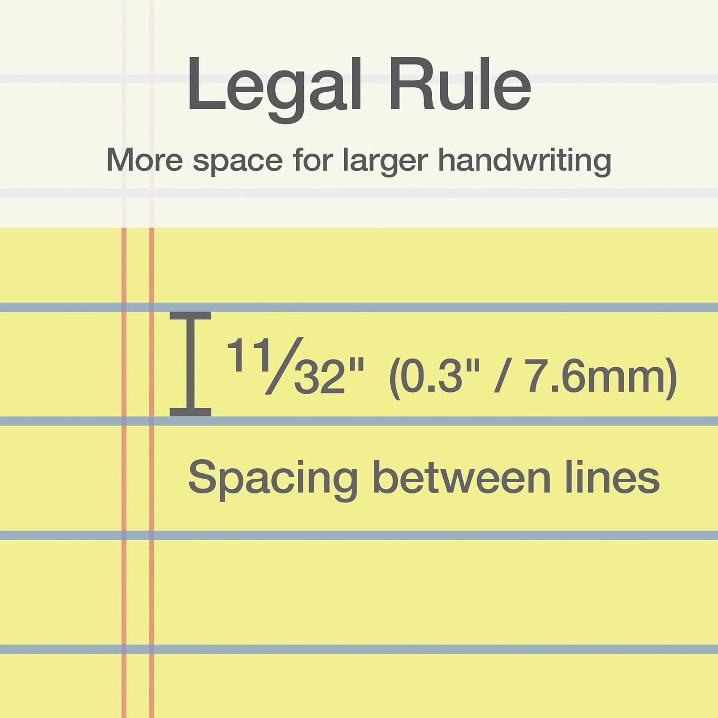 Oxford 8.5 x 11.75 Inch Legal Pads, 3 Pack, Wide Ruled on Both Sides, Canary Yellow Paper, 50 Perforated Sheets Per Writing Pad, Proudly Made in the USA (1017035)