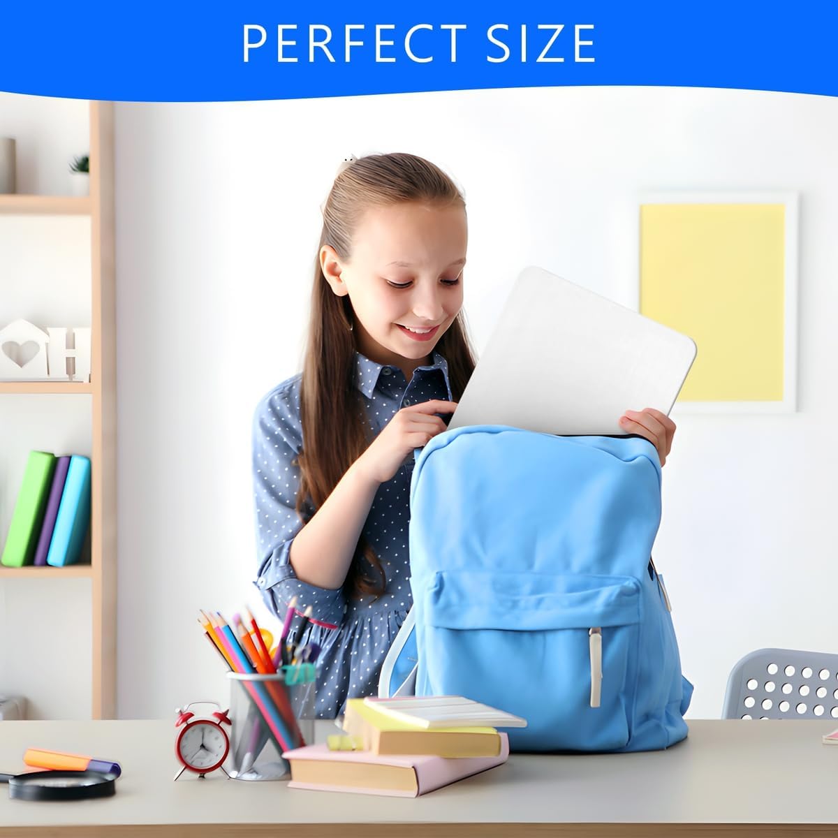 Small White Board, 11 x 14 Dry Erase Board, 2 Small White Boards Dry Erase, Double Sided Whiteboard, Lapboard for Kids, Office and Classroom