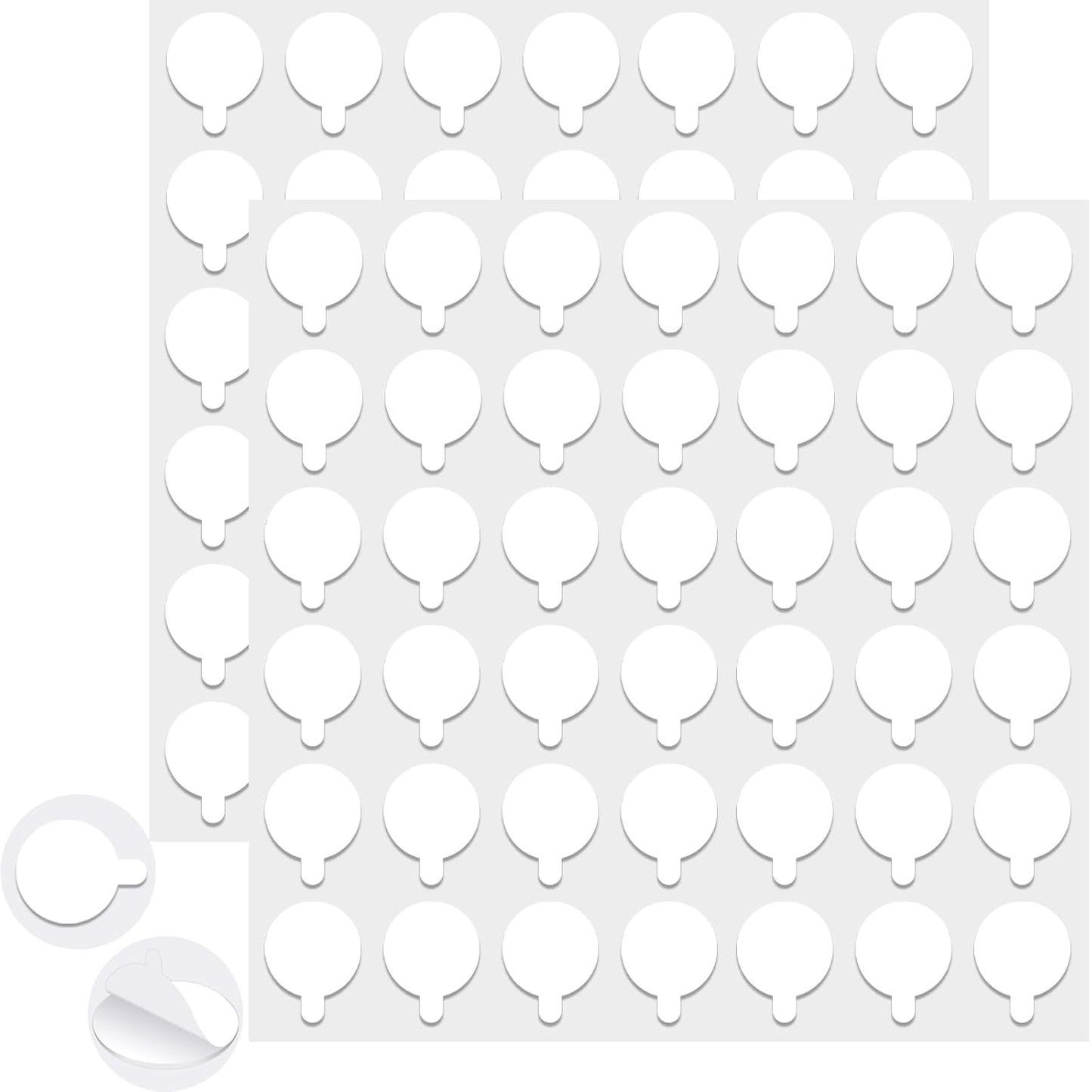 Strong Adhesive Dots Double Sided, Clear Museum Putty, Sticky Tack Glue Removable Mounting Putty for Wall Hanging, Crafts, Balloons, Poster, Museum, Decorations