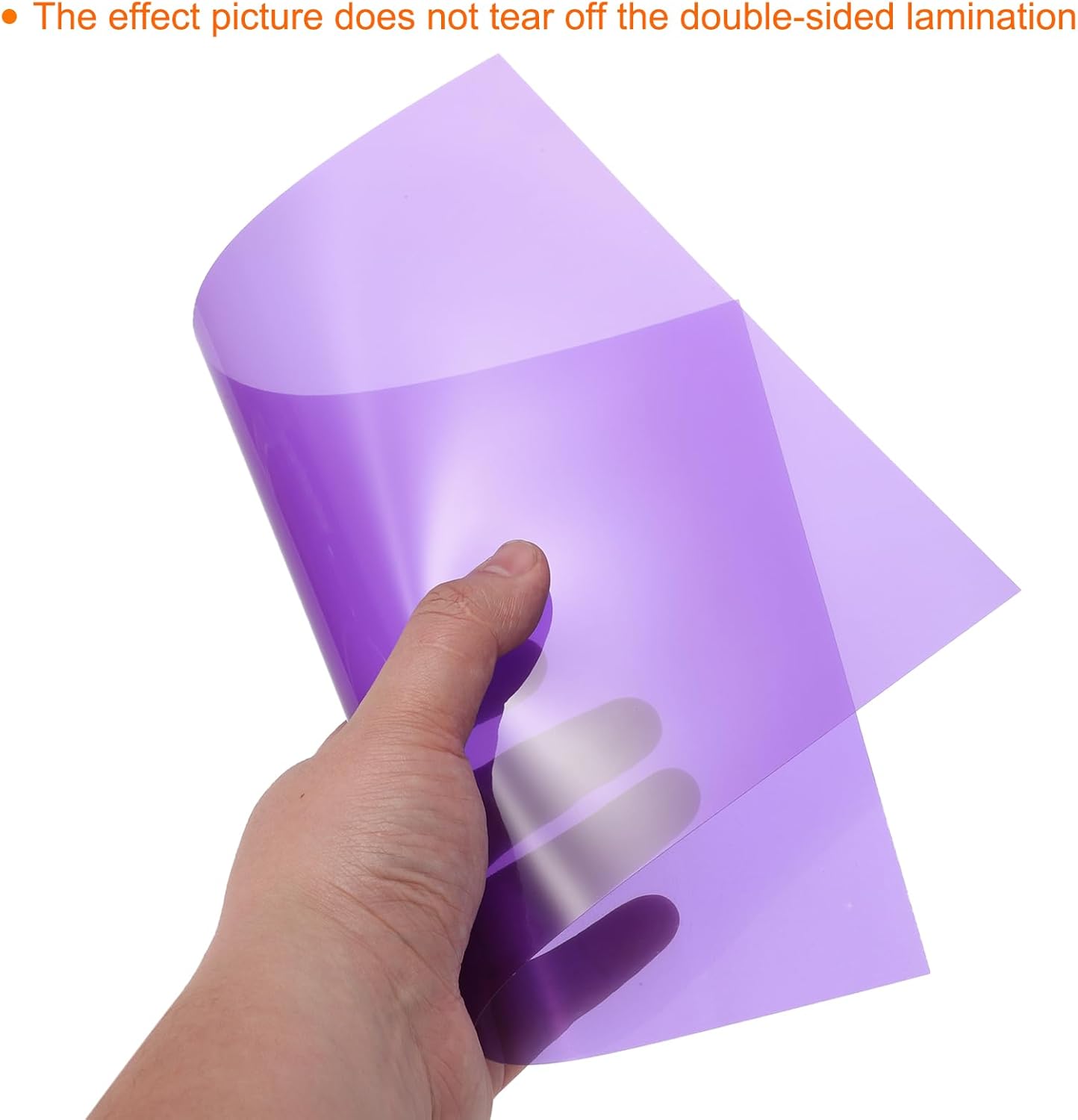 uxcell 4Pcs A4 Gel Light Lighting Filter Overlay Transparent Color Correction Plastic Vinyl PVC Sheets Photography Television Purple,0.2mm