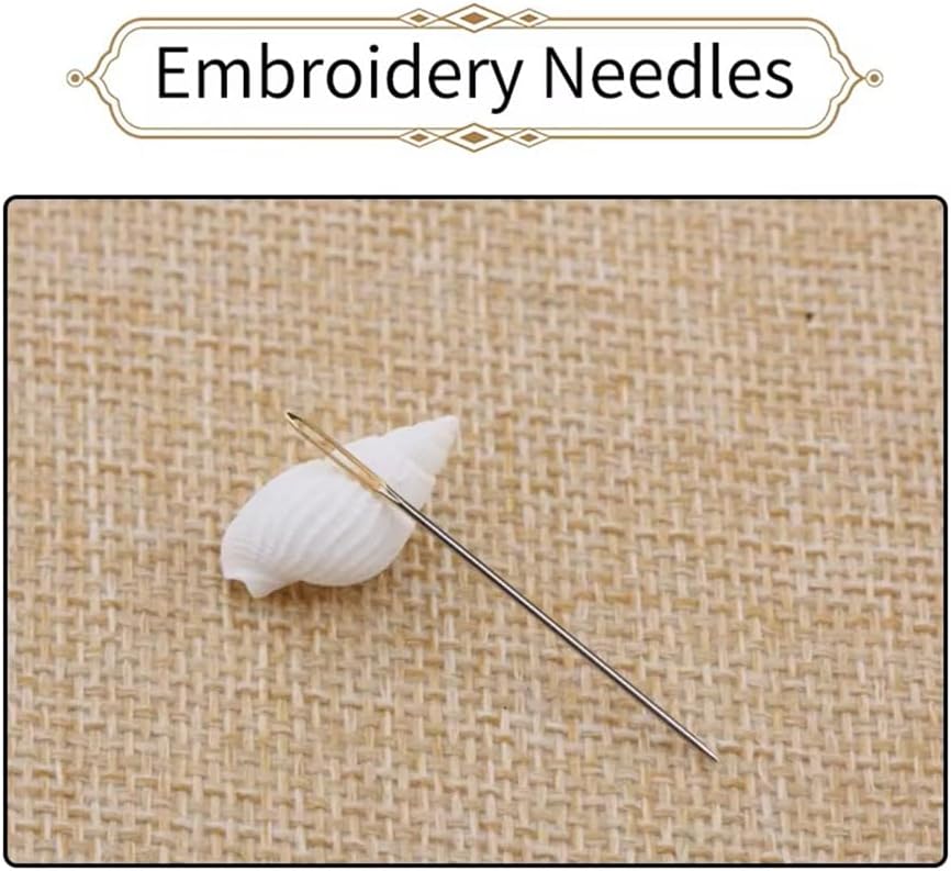 Threadhaven Cross-Stitch Kit 14CT Aida Counted Embroidery Complete Set with Fabric, Threads, Needles & Chart-Premium Beautiful Girls Design for Adults & Beginners- Snow Fairy 13.4''×13.4''