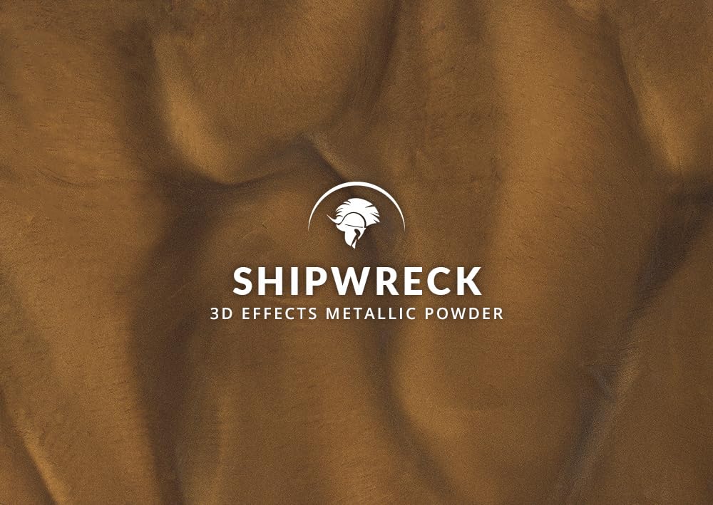Spartan Epoxies Metallic Pigment Powder for Epoxy - 30 Unique Colors, 4oz for 1 Gallon and 12oz for 3 Gallons of Clear Epoxy, Made in The USA (Shipwreck, 4oz (45 Grams))