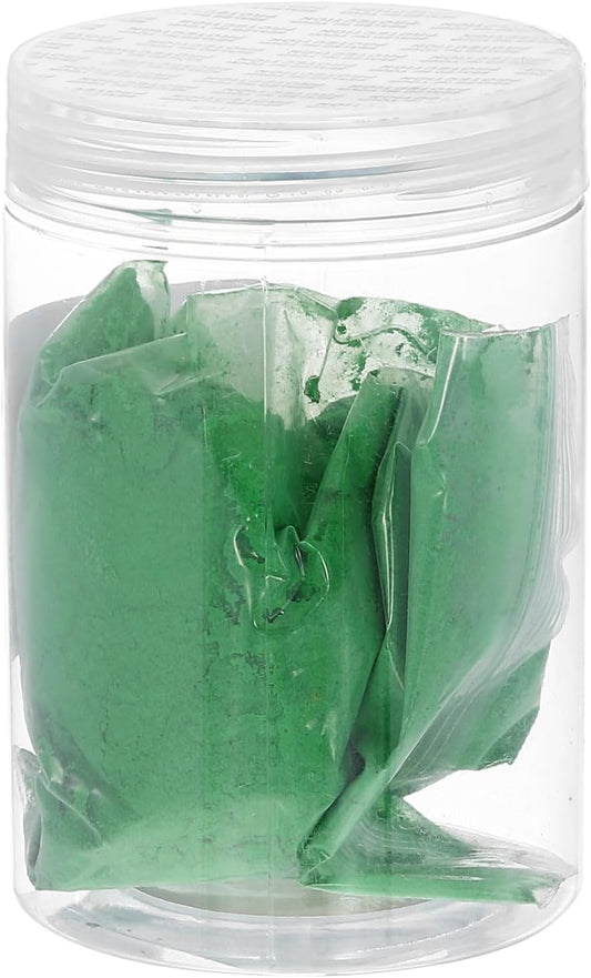 HARFINGTON Iron Oxide Powder Concrete Pigment 300 Mesh 3.5oz (100g) Iron Oxide Grout Pigment for Pastel Tile Paint Concrete Cement, Cadmium Green