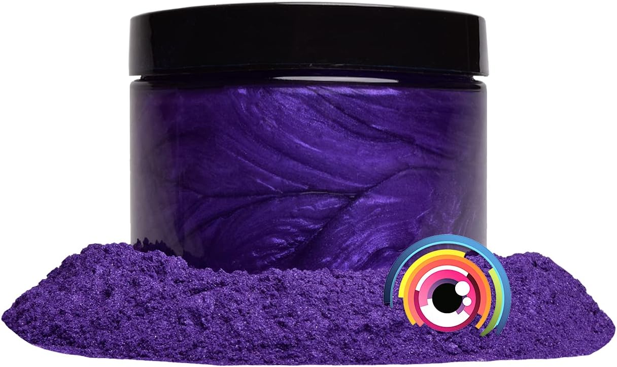 Eye Candy Premium Mica Powder Pigment “Suiren Violet” (50g) Multipurpose DIY Arts and Crafts Additive | Woodworking, Epoxy, Resin, Paint, Soap, Bath Bombs, Nail Polish (Suiren Violet, 50G)
