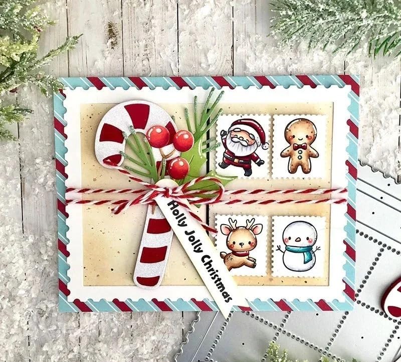 Lapoo Flowers Metal Cutting Die for Scrapbooking - Durable, Cut Stencils for DIY Scrapbook Photo Album Decorative Paper Card, Card Making Supplies, Embossing (9-Box Grid 5.5 x 4.3 in)