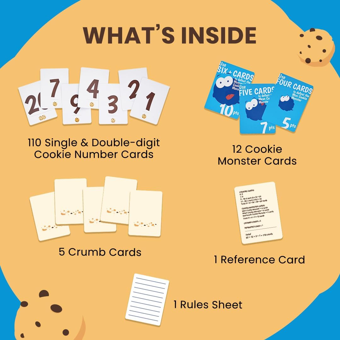 Card Game - Fletter Crunch, Educational Card Games for Kids, Fast-paced Fun for Family Game Night, Mental Math, Addition & Subtraction, Gifts for Kids Ages 8, 9, 10 Years