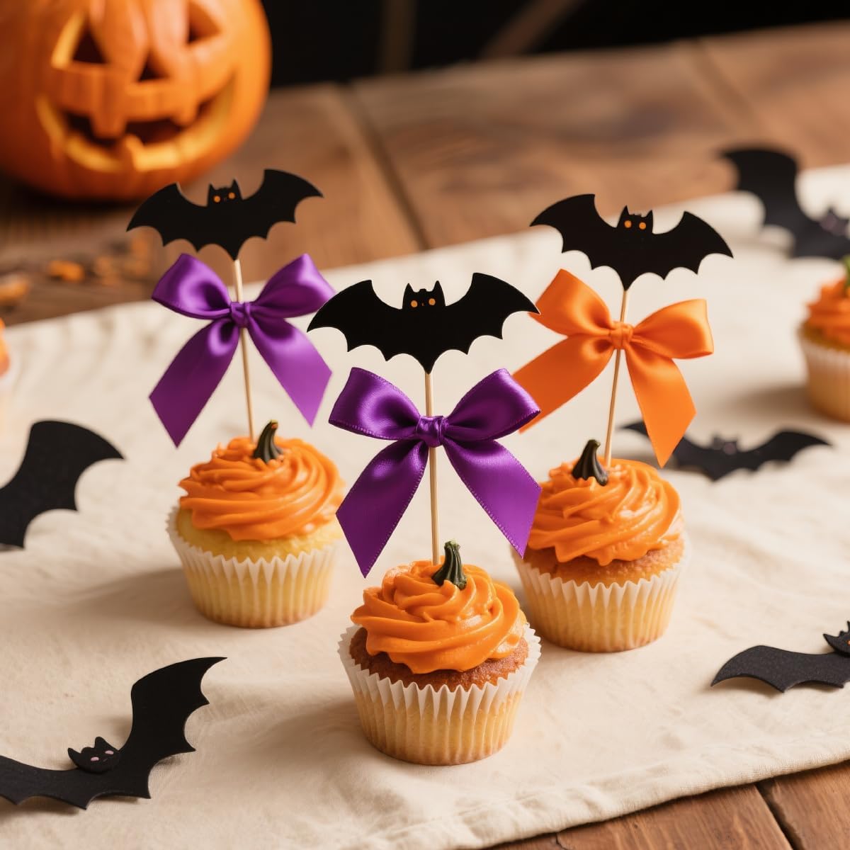 Orange Ribbon 3/8" Wide x 100 Yards, Orange Ribbon for Gift Wrapping, Halloween, Christmas, Wedding, Thanksgiving, Easter