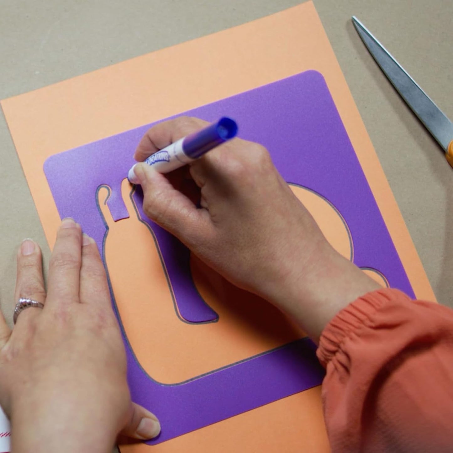 Colorations Familiar Shapes Stencils for Kids, 8 inches, Jumbo, Sturdy, Quality, Washable, Paint, Draw, Spray, Classroom, Arts & Crafts, Teacher, Educational (Item # ESTEN)