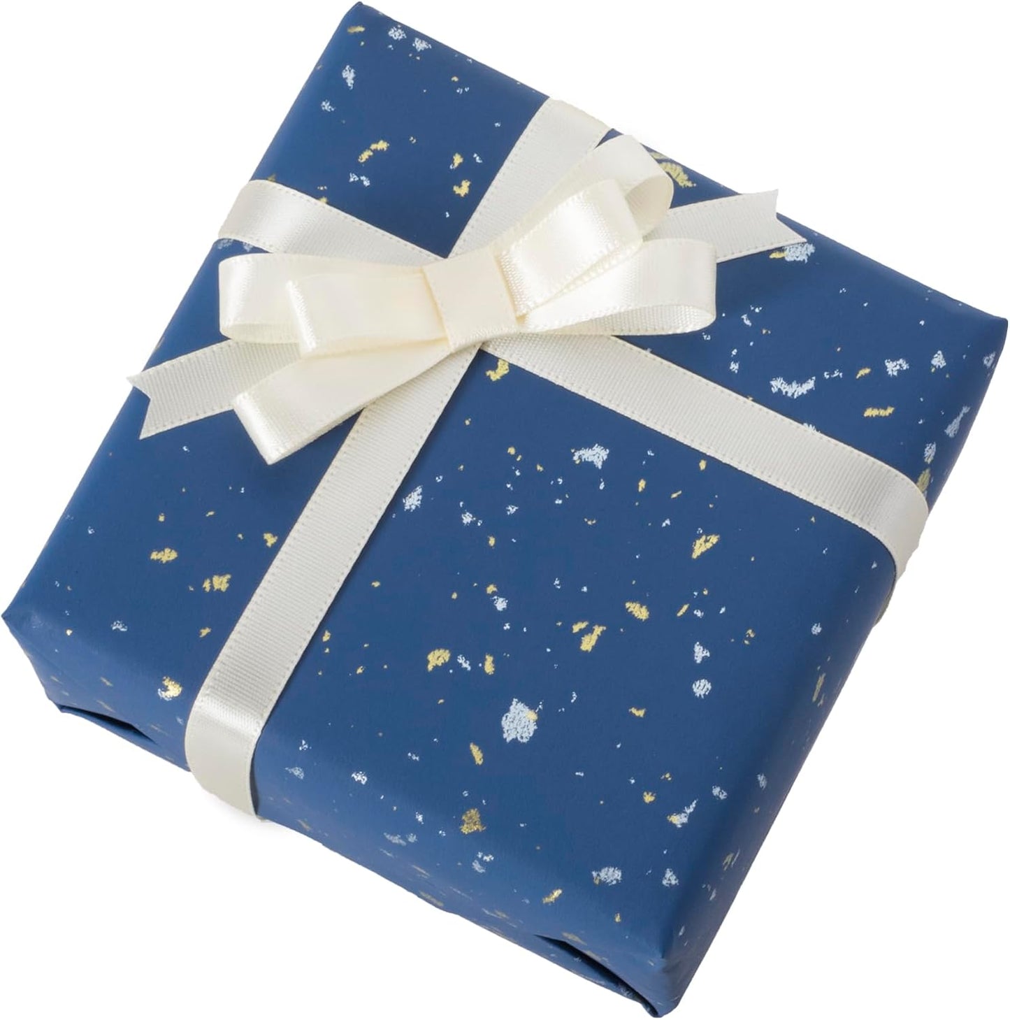 3/8 Inch Ivory Ribbon, 50 Yards Craft Polyester Satin Ribbon Perfect for Gift Wrapping, Handmade Roses, Wedding Party Decorations and DIY Crafts