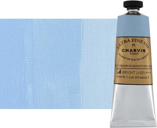 Charvin Extra Fine Oil Paint, Bright Linen 60 ml - Triple-Milled, Rich Texture, Poppy Oil-Based, Light-Fast, Handmade, Archival Quality