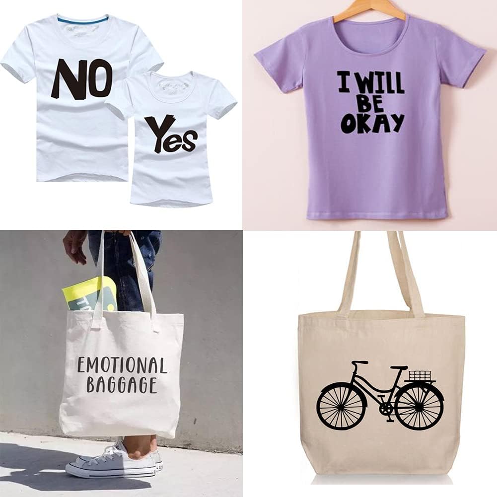 Guangyintong Heat Transfer Vinyl HTV Rolls, 12" x 8ft Iron on Vinyl for T-Shirts, Glossy Surface, Easy to Cut & Weed for Heat Vinyl Design