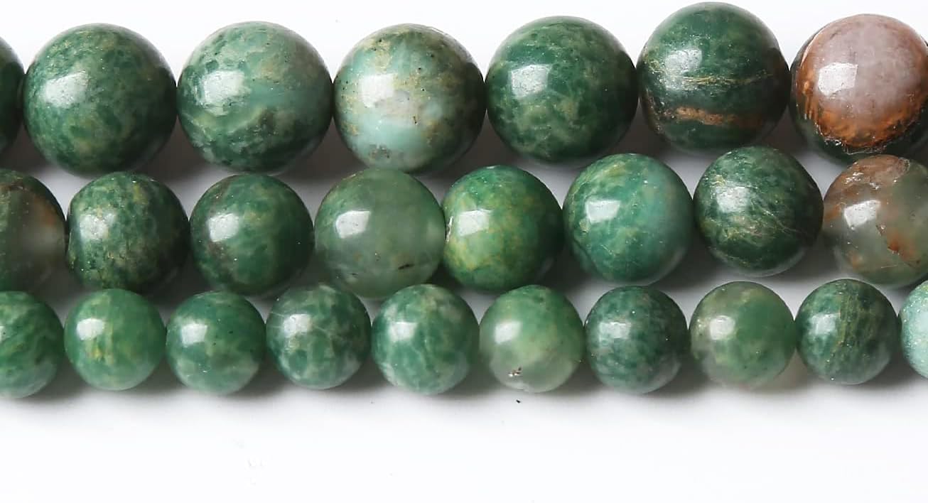 36PCS 10MM Rhyosite Stone Beads Energy Healing Beads for DIY Jewelry Bracelet Necklace Making for Jewelry Making15Inch…
