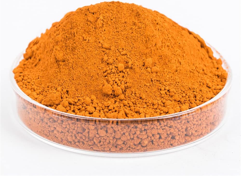 GOODTAKE Concrete Pigment, Orange Iron Oxide Pigment Powder, Cement Color Pigment Concrete Dye Color Pigment for Cement Mortar Grout Pastel Tile Paint (Orange, 20 oz)