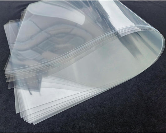 BANLTRE 5 Pack 24" x 24" 10mil/0.25mm Thick Clear Blank Stencil Sheet for Cutting,Craft Plastic Sheets (24" x 24" / 10mil)