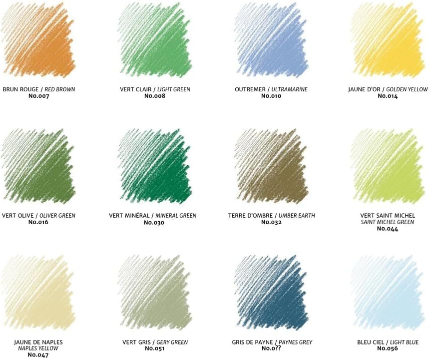 Conté à Paris Conte Crayon 12 Assorted Landscape Set