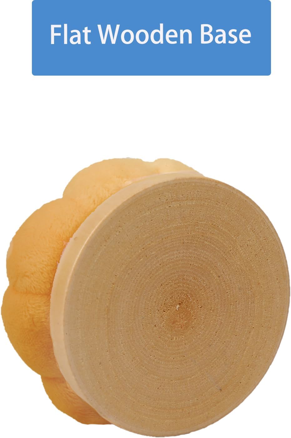 Hilltian Pin Cushion for Sewing, Wooden Base Sewing Pincushion with 100 Plastic Head Pins, Cute Pins Holder for Sewing Quilting, Light Green (Brown)