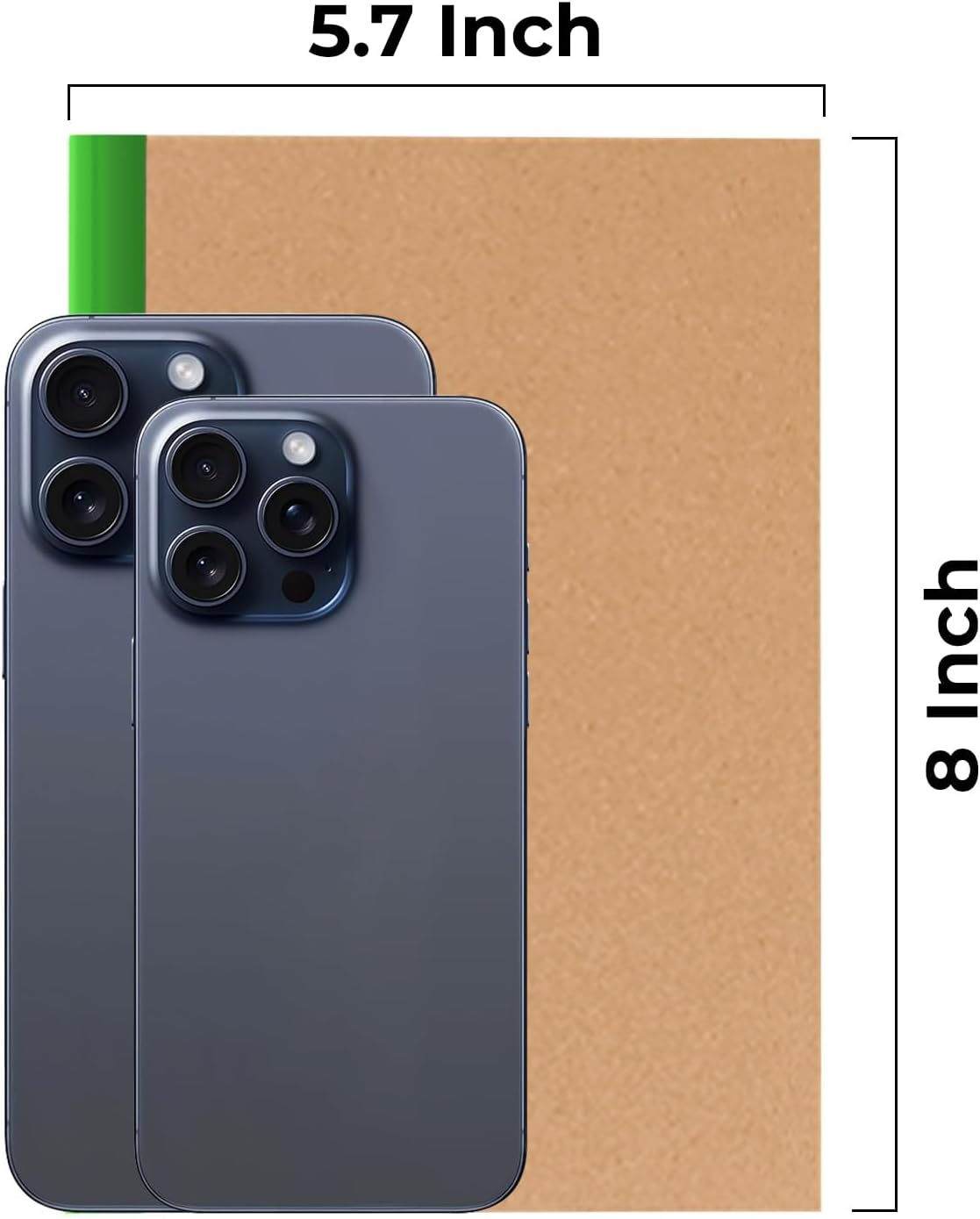 Rosmonde 12 Pack Kraft Journals A5, Extra Pages - 120 Pages (60 Sheets), College Ruled, 8 x 5.7 Small Kraft Notebooks, Rainbow Spines, Kraft Composition Notebook Journals for School Home & Office