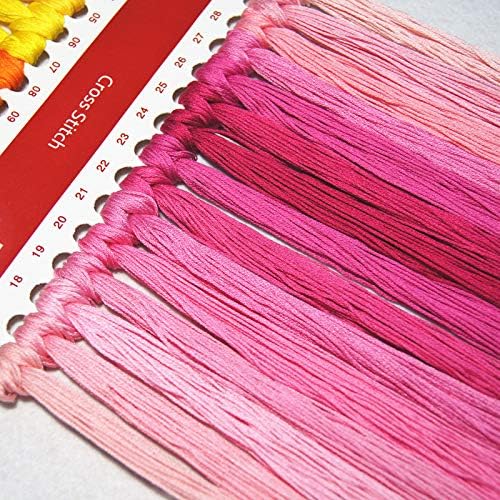 Stitchmelody 14CT Counted Cross Stitch Kits for Adults,DMC Threads Unprinted Pattern Embroidery Kit Needlework-Flower Cabin 17.3''×13''