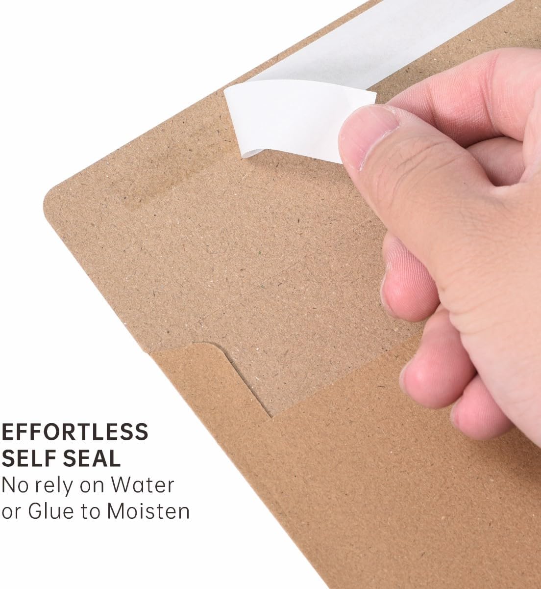 Blank Cards and Envelopes 5x7, 30 Pack Kraft Invitation Folded Cardstock with 30 Kraft Matching Self-Seal A7 Envelopes, Thank You Blank Greeting Cards, for DIY, Print Custom, Wedding & Birthday