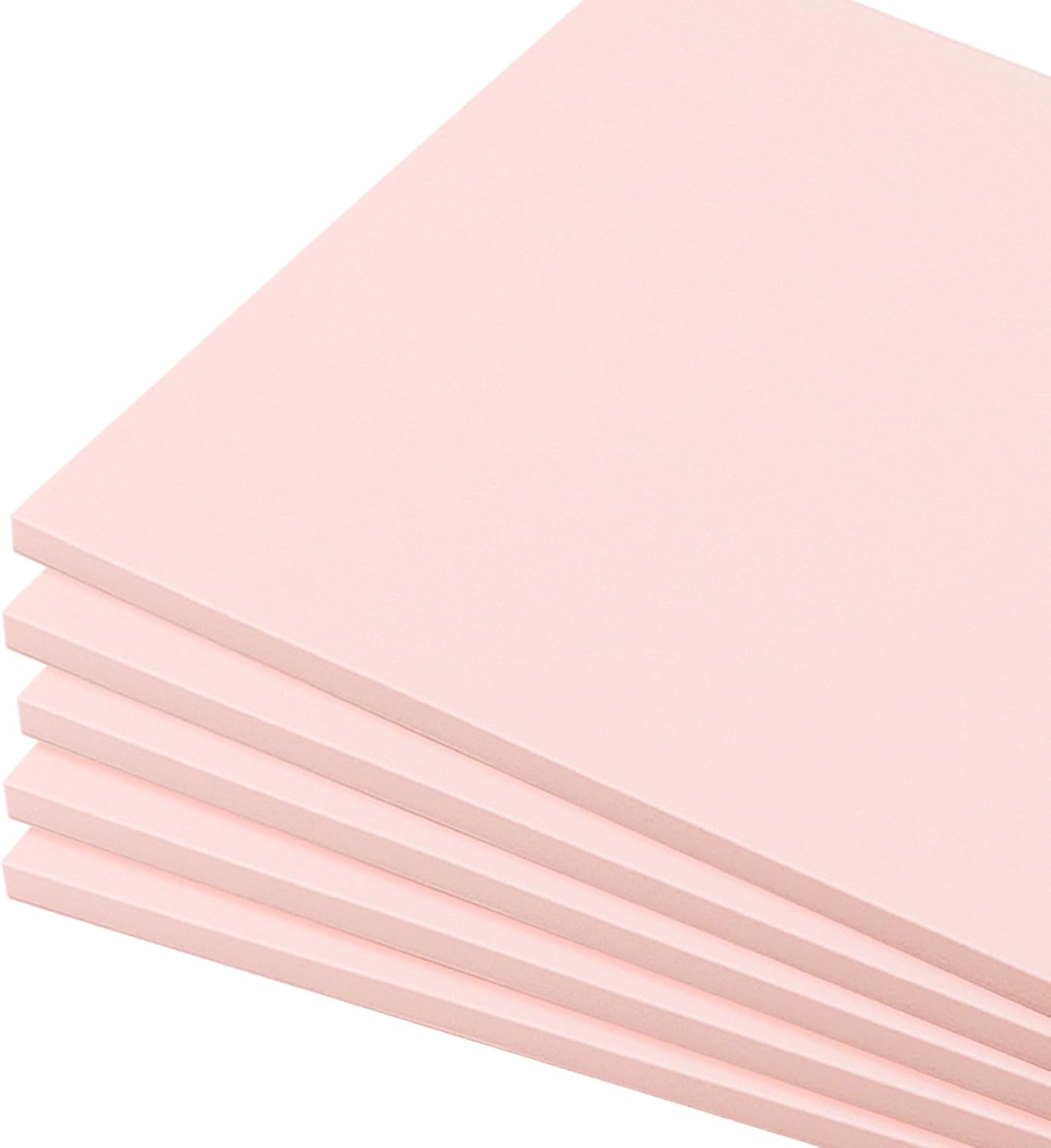 ZOENHOU 5 PCS 8.3 x 11.8 Inch Pink Large Rubber Stamp Carving Linoleum Blocks, Rectangle Creative Speedy Carve Block Engraving Crafts