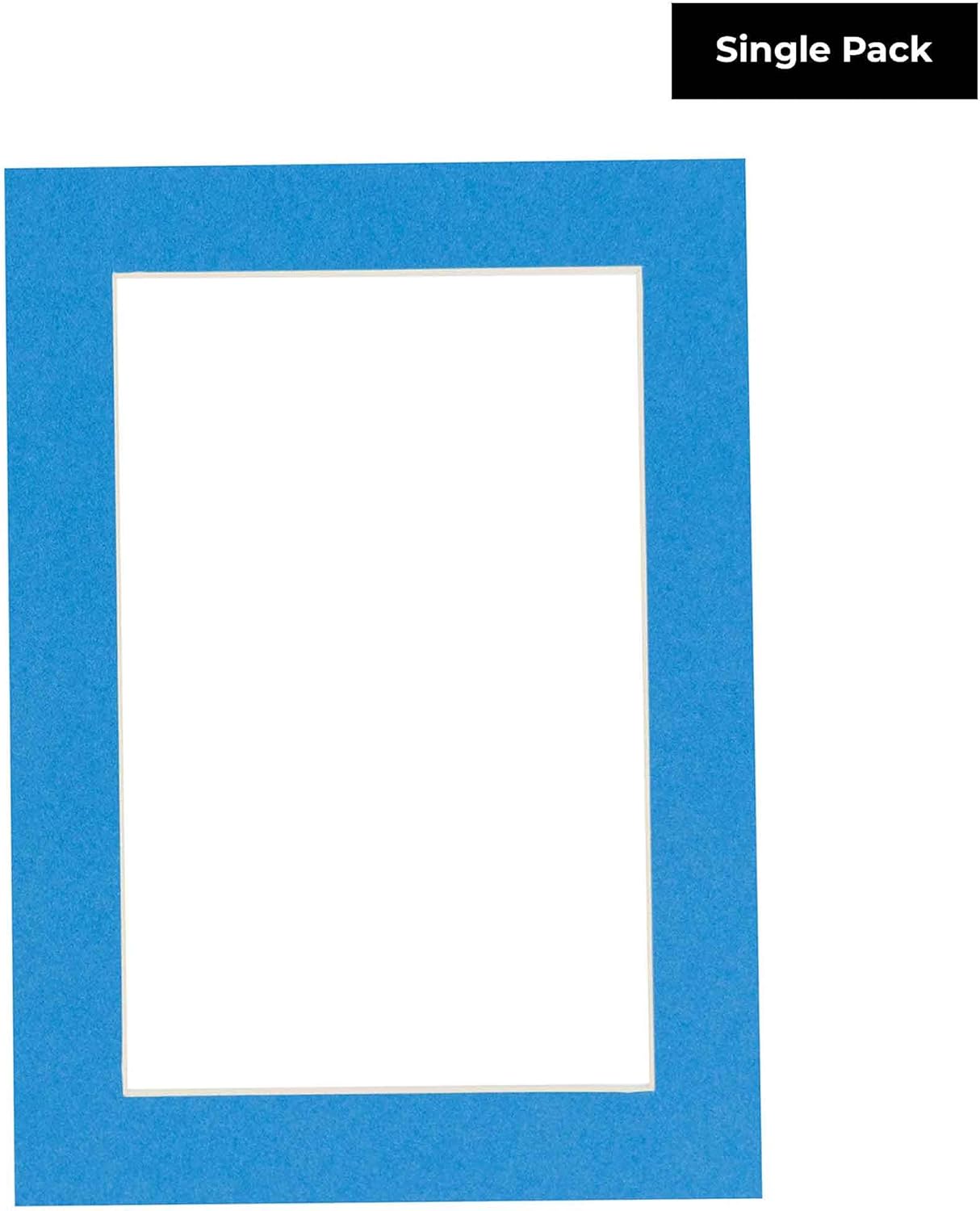 11x14 Mat for 8.5x11 Photo - Precut Bay Blue Picture Matboard for Frames Measuring 11 x 14 Inches - Bevel Cut Matte to Display Art Measuring 8.5 x 11 Inches - Acid Free ONE MAT