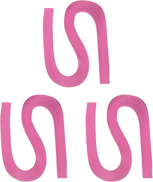 PATIKIL 360pcs Quilling Paper Strips Paper Flowers Quilling Kits 3/8"(10mm) Origami Paper for Adults Beginner Art Craft, 21"(54cm) Rose Red