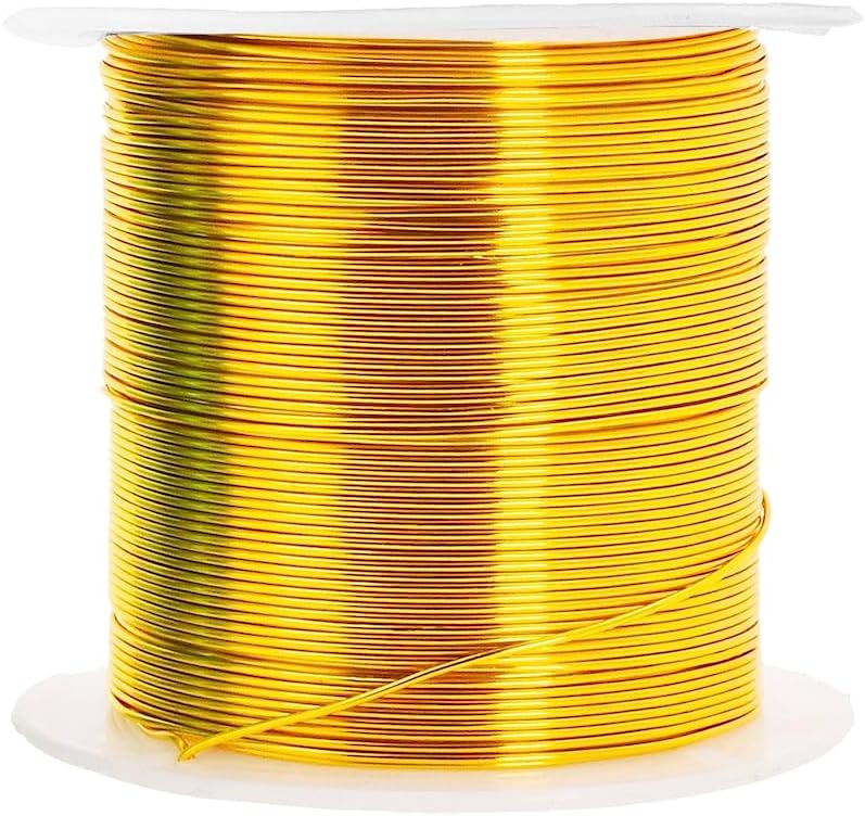 Mandala Crafts 22 Gauge Anodized Aluminum Craft Wire for Jewelry Making - 400 FT Colored Flexible Pastel Wire - Bendable for Bonsai Armature Crafting Sculpting