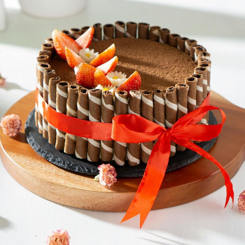 3/8" Width x 100 Yards Satin Ribbon, Small Scarlet Ribbon Perfect for DIY Craft, Bows, Gift Wrapping, Flower Bouquet, Valentine's Day, Christmas and Party Decoration