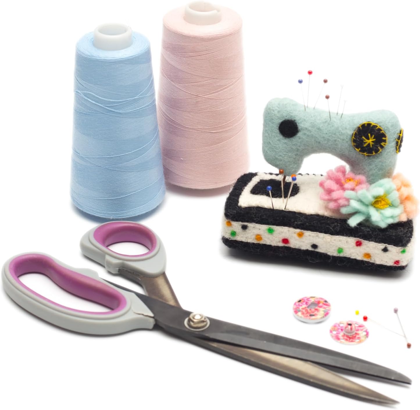 GLACIART ONE Sewing Machine Pin Cushion| Large Size |Durable & Handmade Craft Sewing Supplies | Also for Quilting, Machine Needles, Safety and T Pins