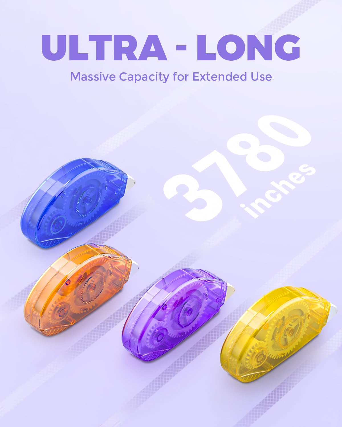 Double-Sided Adhesive Dots Roller – 12 Pack (0.31IN x 26FT) Dots Glue, Craft & Scrapbook Supplies for Gift Wrapping, Scrapbooking, and Photo Tape