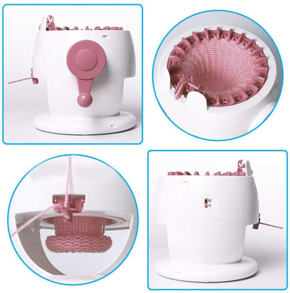 Umootek Sentro Knitting Machine, Knitting Board Rotating Double Loom,Smart Weaving Loom Round Knitting Machines, 22 Needles Knitting Machines Weaving Loom Kit for Adults and Kids