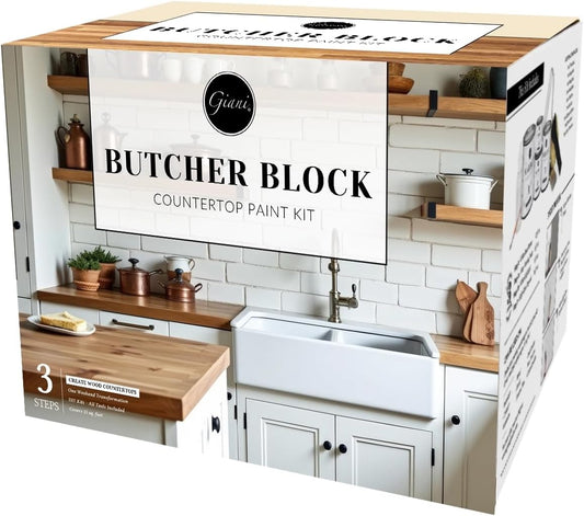 Giani Butcher Block Easy Epoxy Countertop Paint Kit