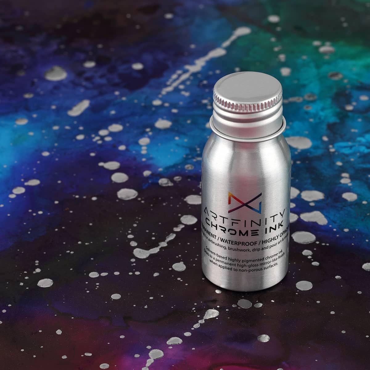 Alcohol Ink - Moody Zombie Set, 7 Pieces | 10 Sheets 9x12 Multimedia Paper | Fast-Drying, Permanent, Transparent Alcohol Inks for Gloss Paper, Glass, Metal | 25 ml Bottles