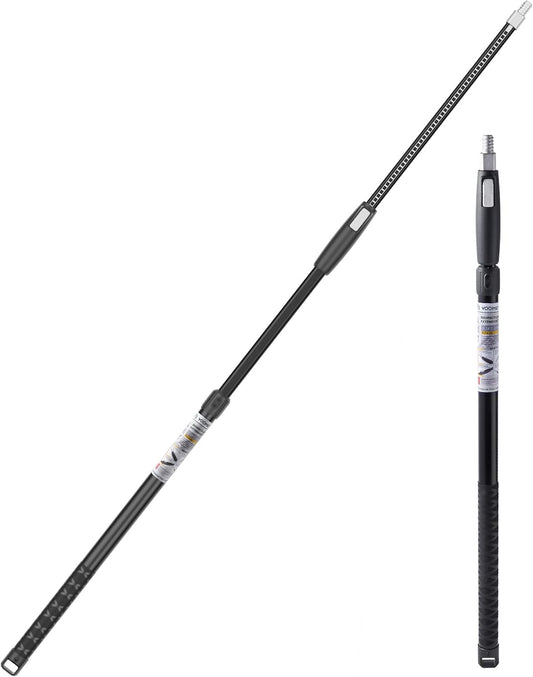 VOOMEY 3-5.9 ft (0.95-1.8m) Dual Extending 50 Point Adjustable Extension Pole for Paint Roller Frames | Heavy-Duty Telescopic Extension Pole | Multi-Purpose Tool for Dusting, Painting & Mores