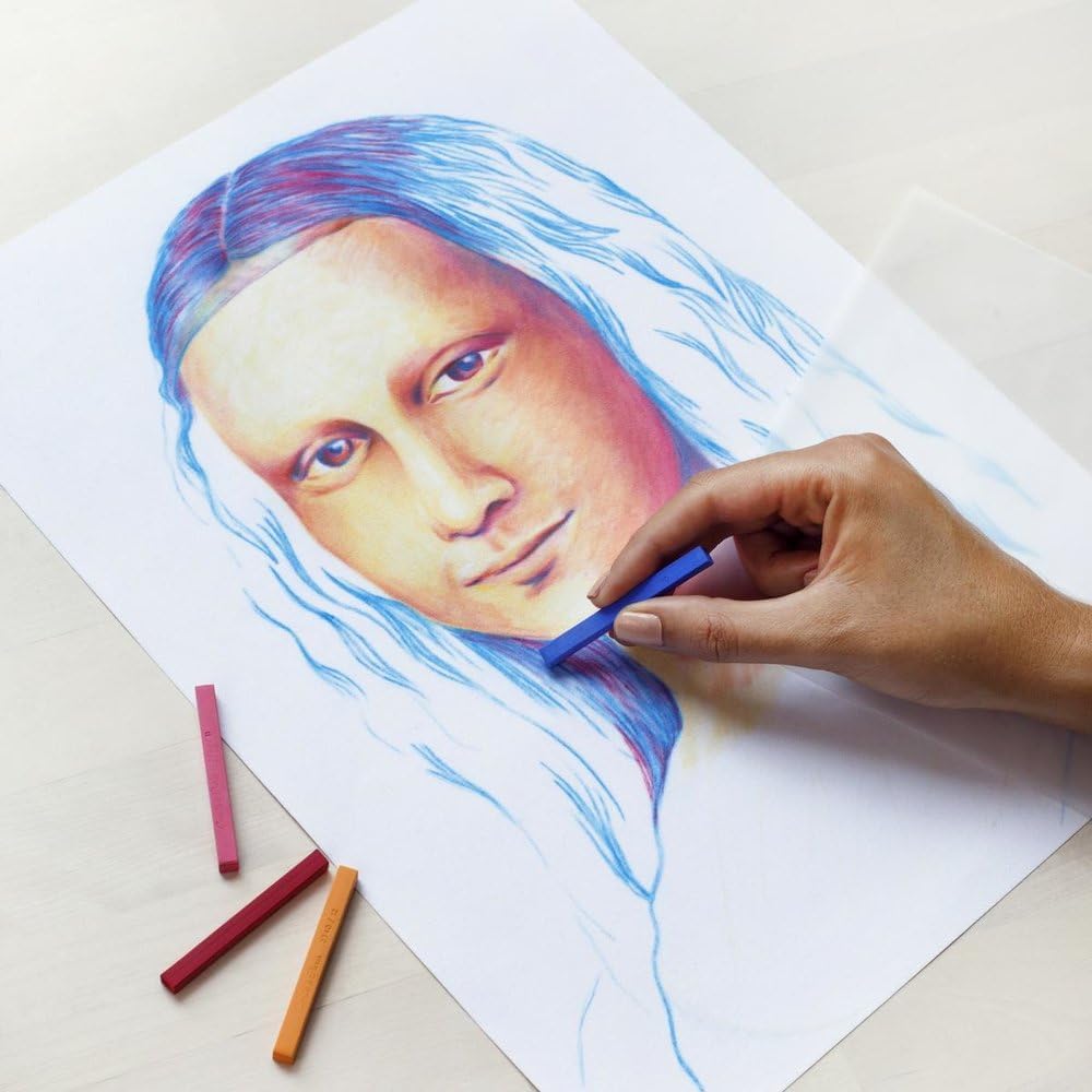 Conté à Paris Colored Crayons Set with 12 Assorted Portrait Colors