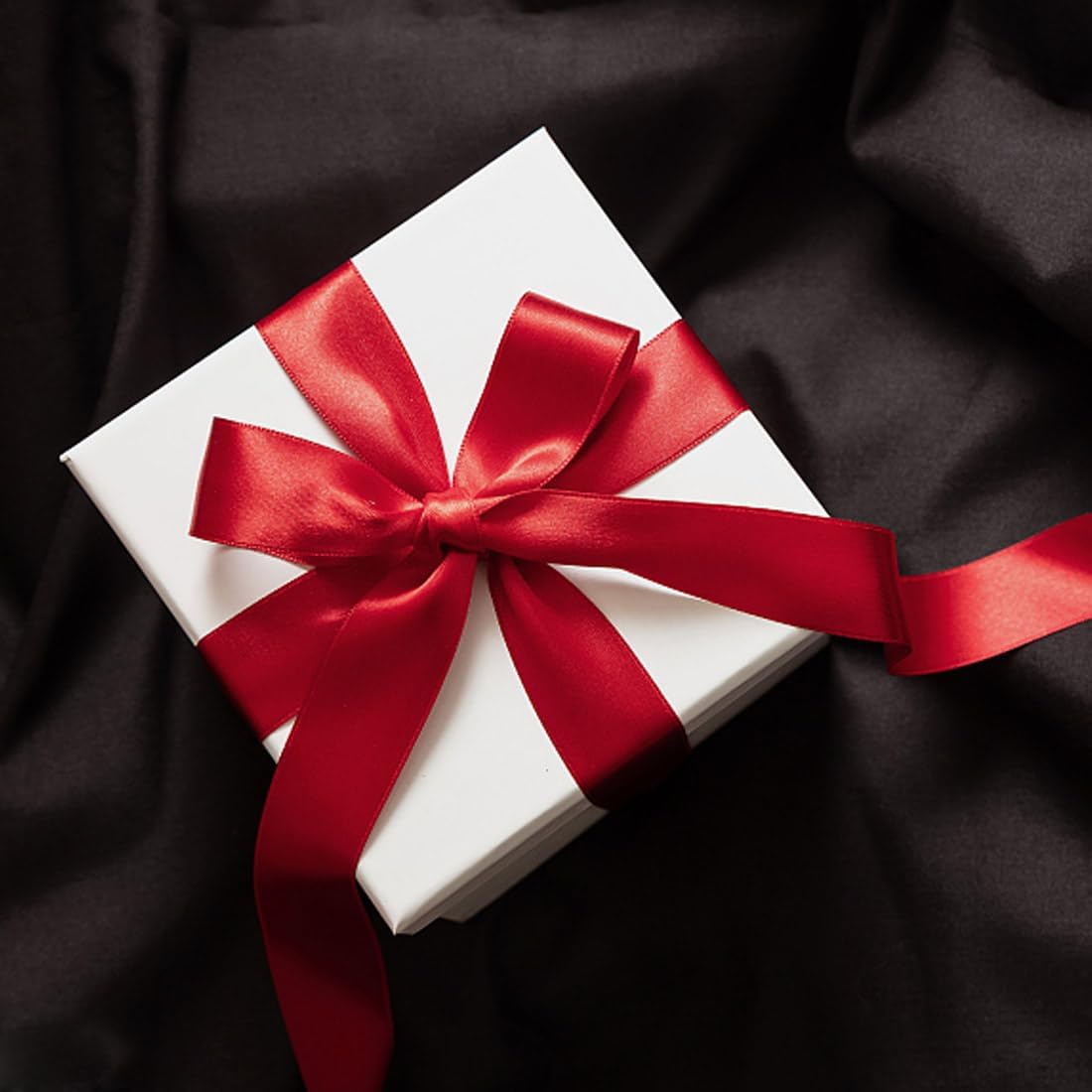 1" Width x 50 Yards Satin Fabric Ribbon, Burgundy Ribbon Perfect for DIY Bows, Swags, Gift Wrapping, Craft, Flower Bouquet, Christmas and Party Decoration