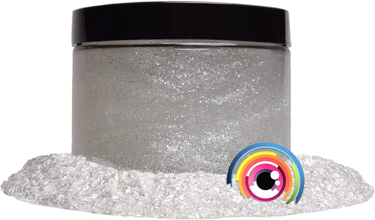 Eye Candy Pigments Premium White Mica Powder - Icicle (50gr) - for Epoxy, Resin, Soap, Paint, Woodworking, Acrylic Pouring, Bath Bombs, Fishing Lures - DIY Arts and Crafts Additive