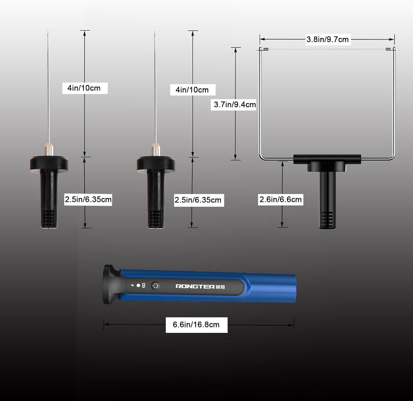 3 in 1 Hot Wire Foam Cutter Kit, Blue Foam Cutter Electric Foam Cutting Tool, Heated Foam Carving Knife Kit