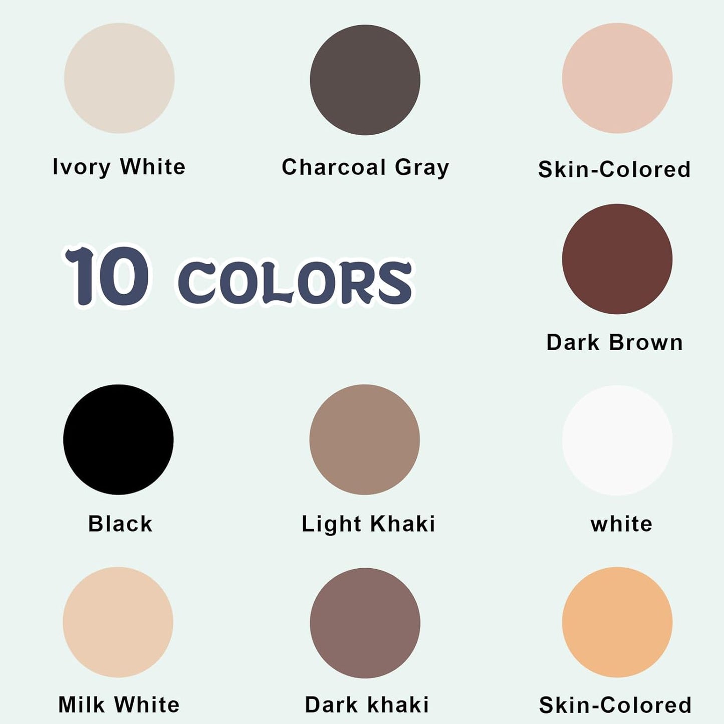 HTVRONT Skin Tone HTV Vinyl Heat Transfer Vinyl Bundle-13 Pack Brown HTV Sheets 10 Assorted Colors Iron on Vinyl with PTFE Sheet