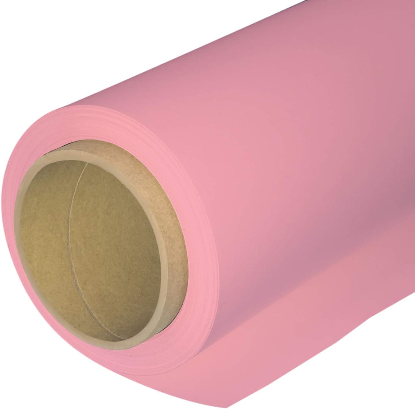 Seamless Photography Background Paper Roll, Pink Photo Paper Backdrop for Photography, Video and Streaming (107''x16' Carnation Pink)
