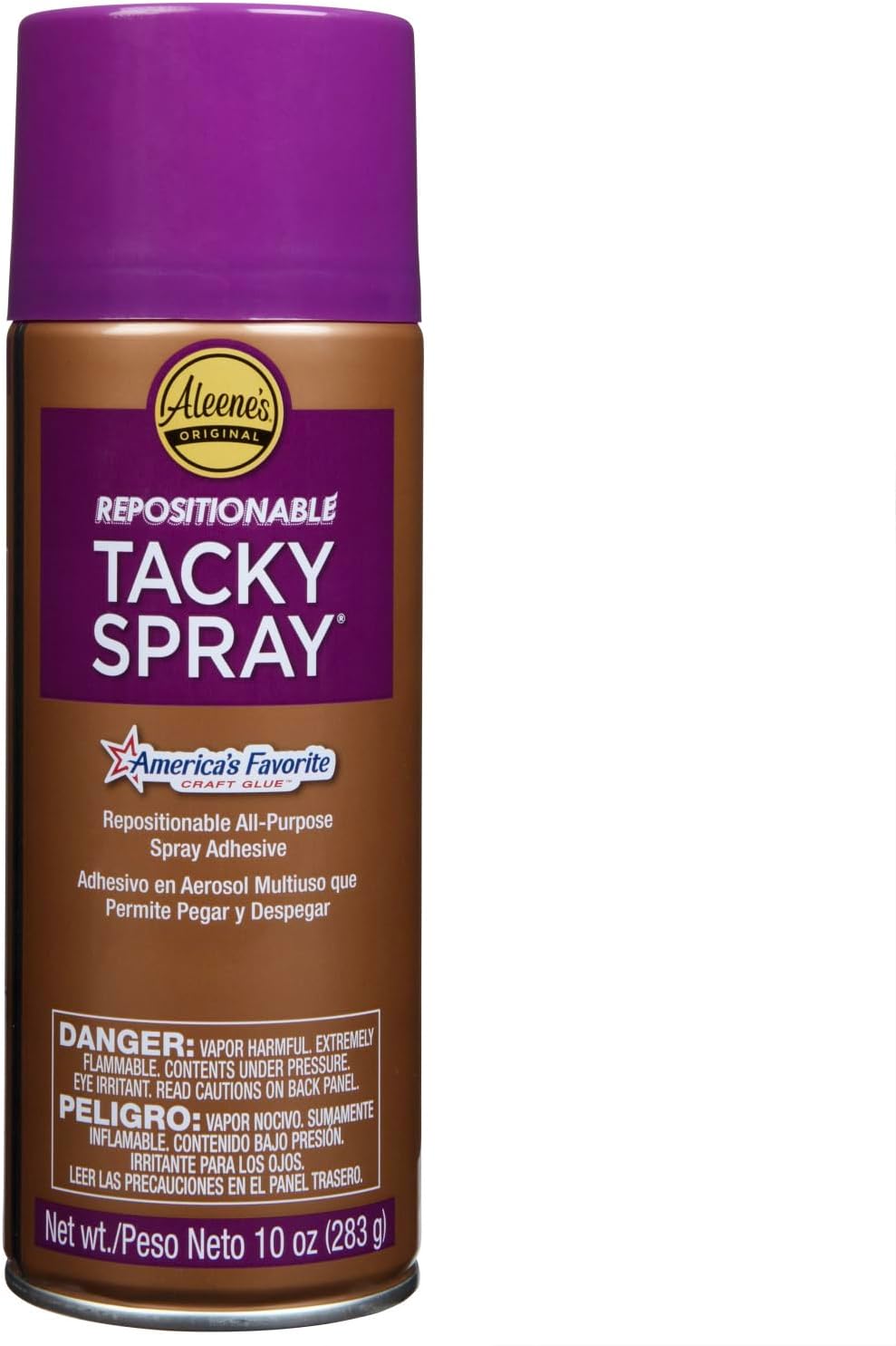 Aleene's Repositionable Tacky Glue Spray, All-Purpose, Temporary Bond Adhesive, 10 oz