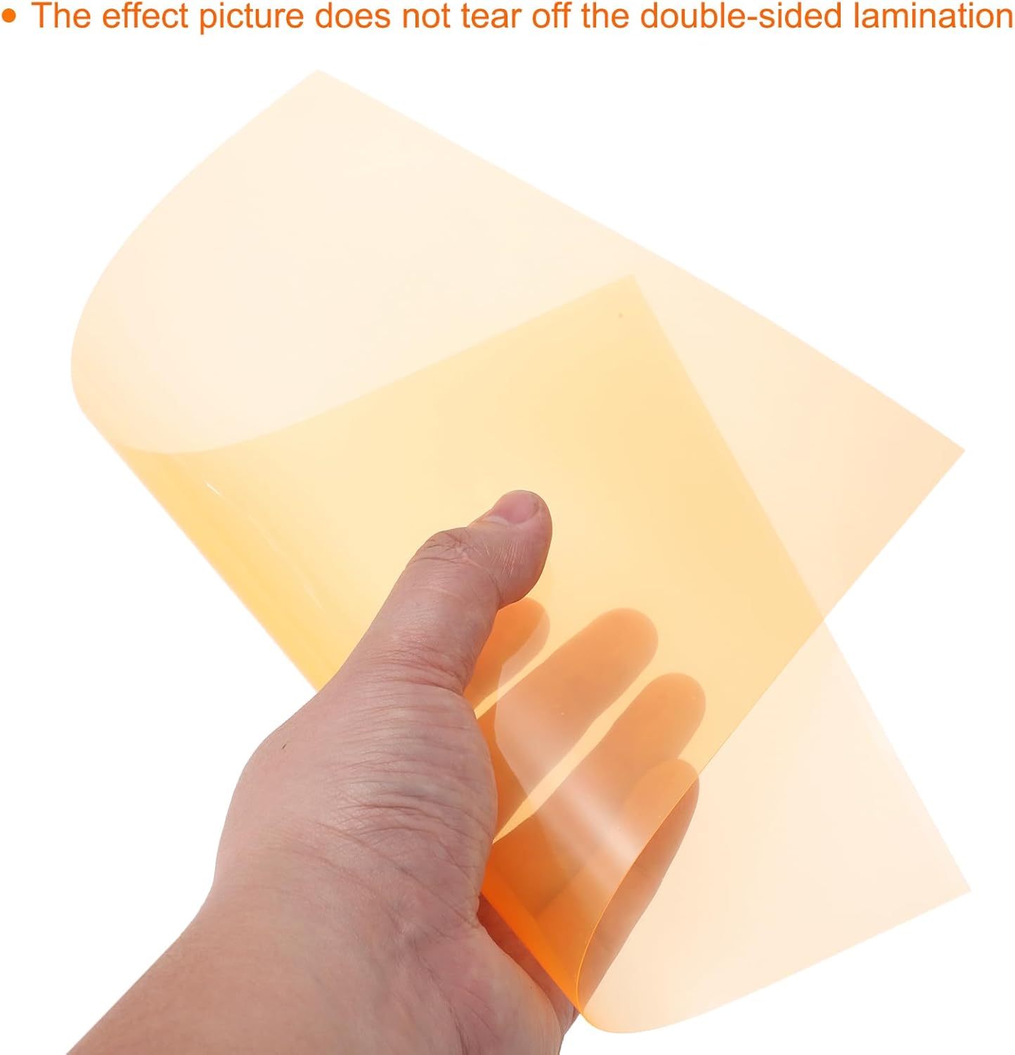 uxcell 4Pcs A4 Gel Light Lighting Filter Overlay Transparent Color Correction Plastic Vinyl PVC Sheets Photography Television Fluorescent Orange,0.2mm