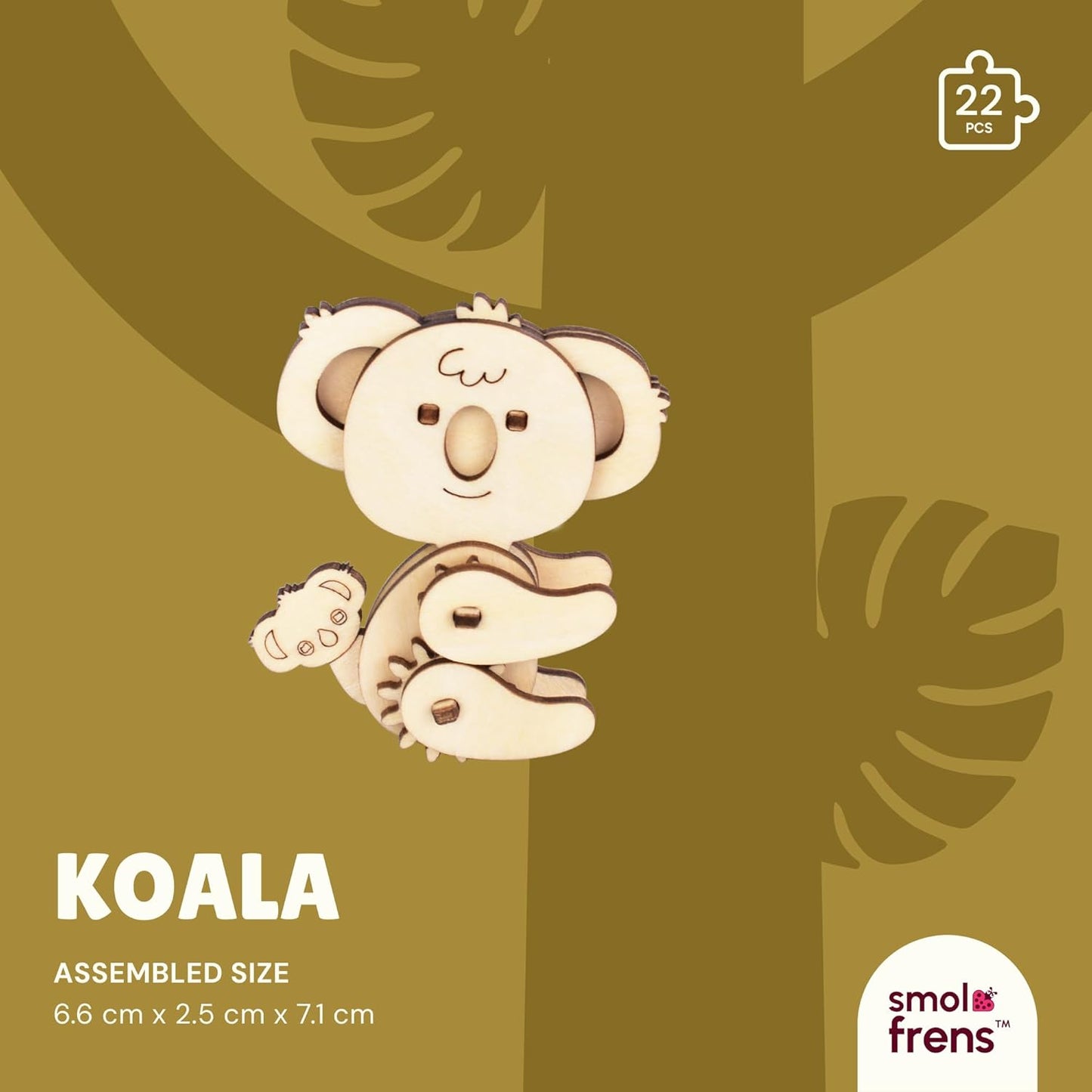 Wooden Animal Puzzles for Ages 8+, 6 Pack 3D Wooden Puzzles, STEM Kits for Kids, Teens, Adults, Wood Crafts Model Kits, STEM Toys, DIY Art Projects, Educational Gifts Toys, Party Favors - Exotic Frens