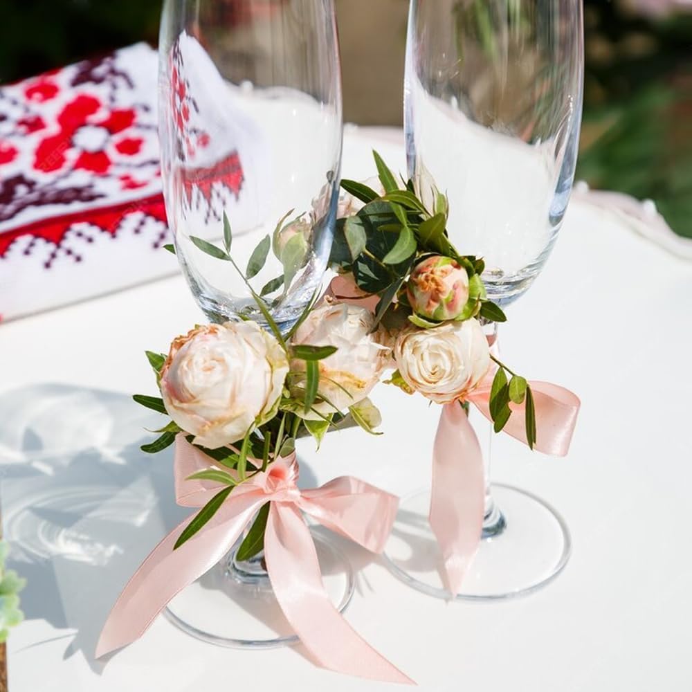 3/8" Width x 100 Yards Satin Ribbon, Small Ivory Ribbon Perfect for DIY Craft, Bows, Gift Wrapping, Flower Bouquet, Valentine's Day, Christmas and Party Decoration