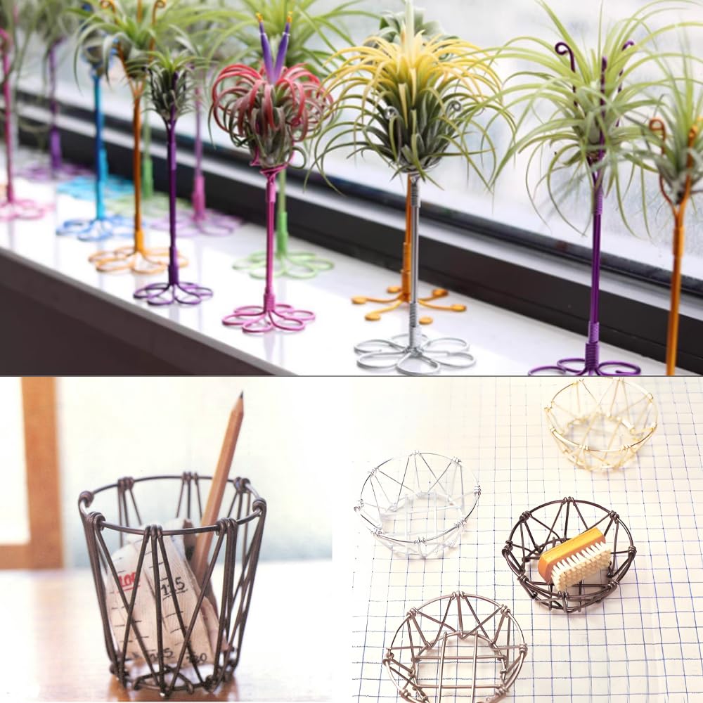 12 Gauge Purple Aluminum Craft Wire (105FT) - Anodized for Jewelry Making, Beading Floral, Plant Gardening, Sculpting & Modeling Craft Wire (Purple #11, 2mm)