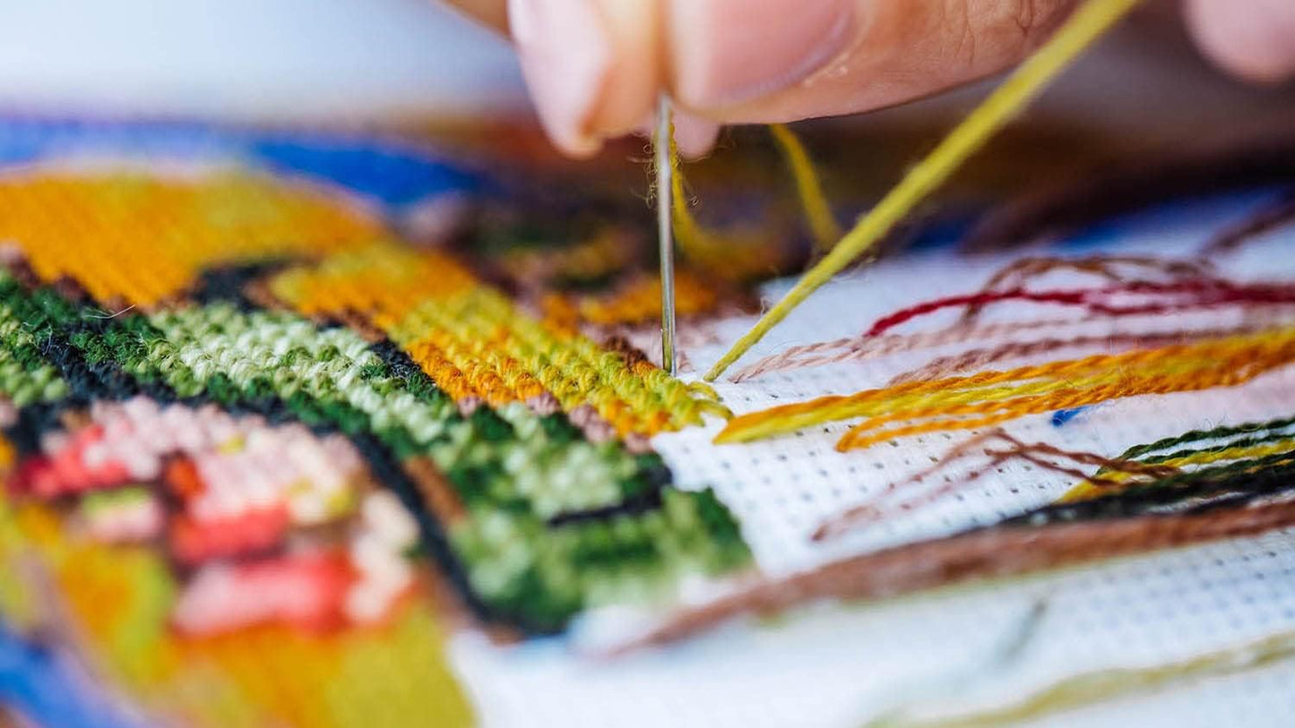 Aida Cloth 18 Count Cross Stitch Fabric,19×28inch (18CT, White)